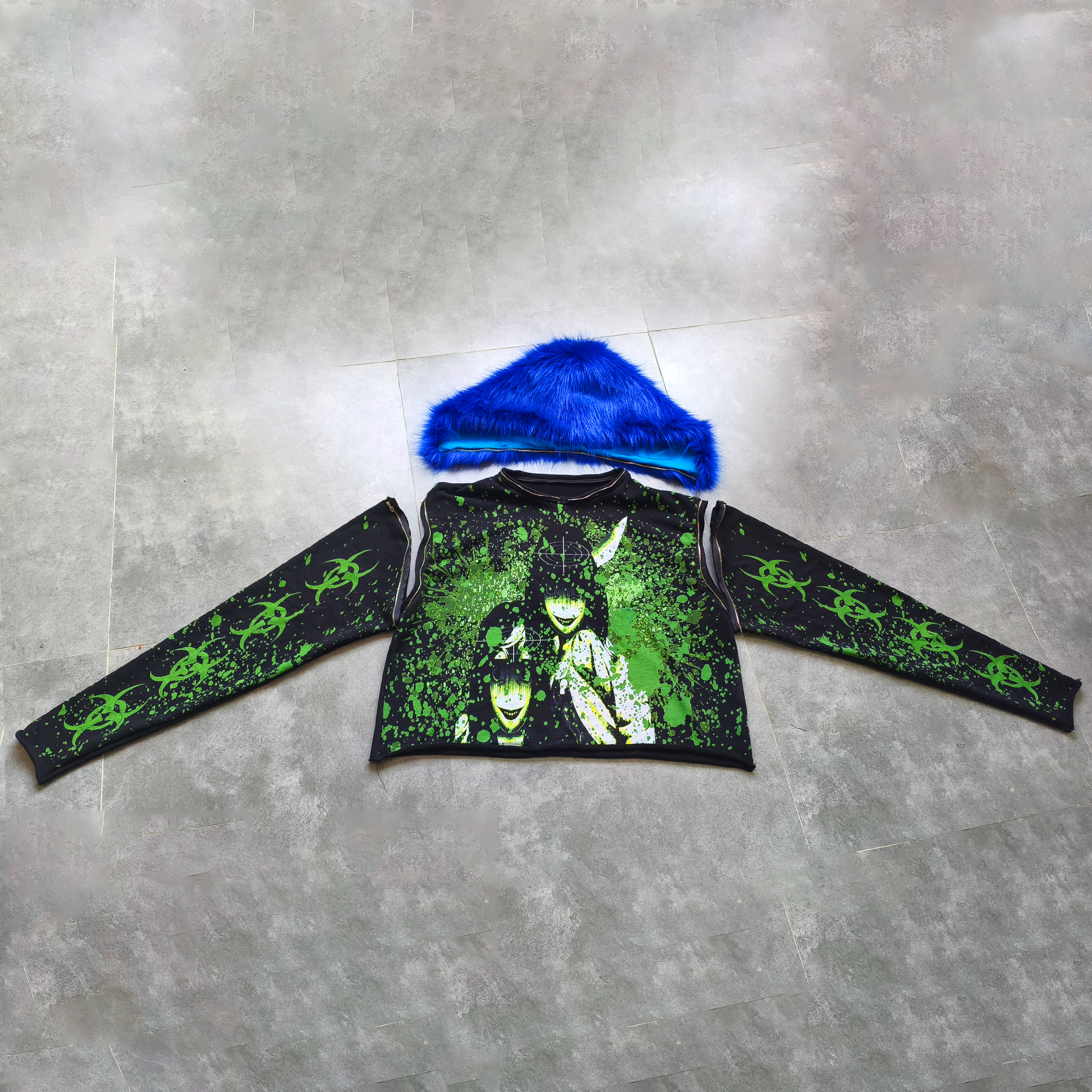 a lomando dismantled hoodie