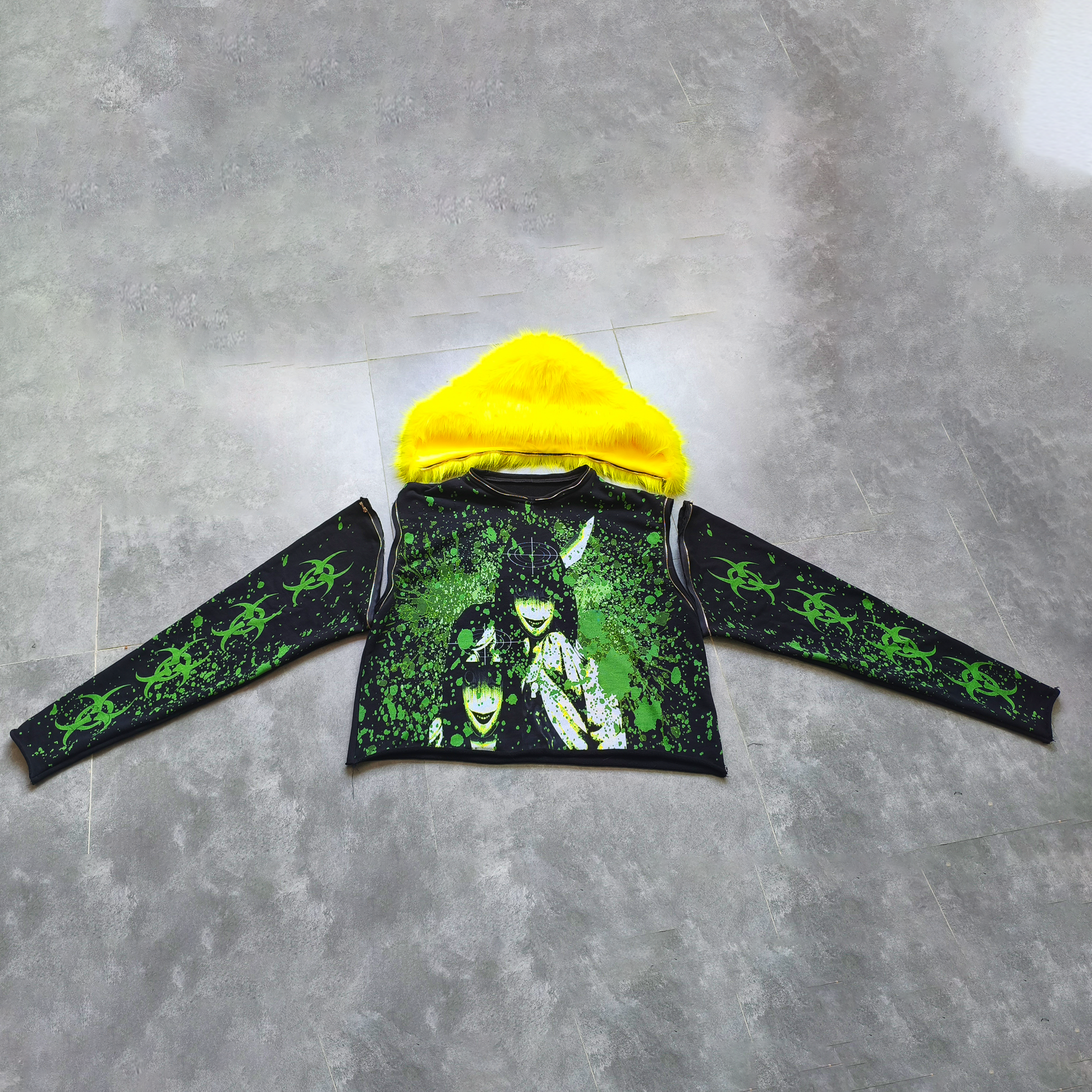 a lomando dismantled hoodie