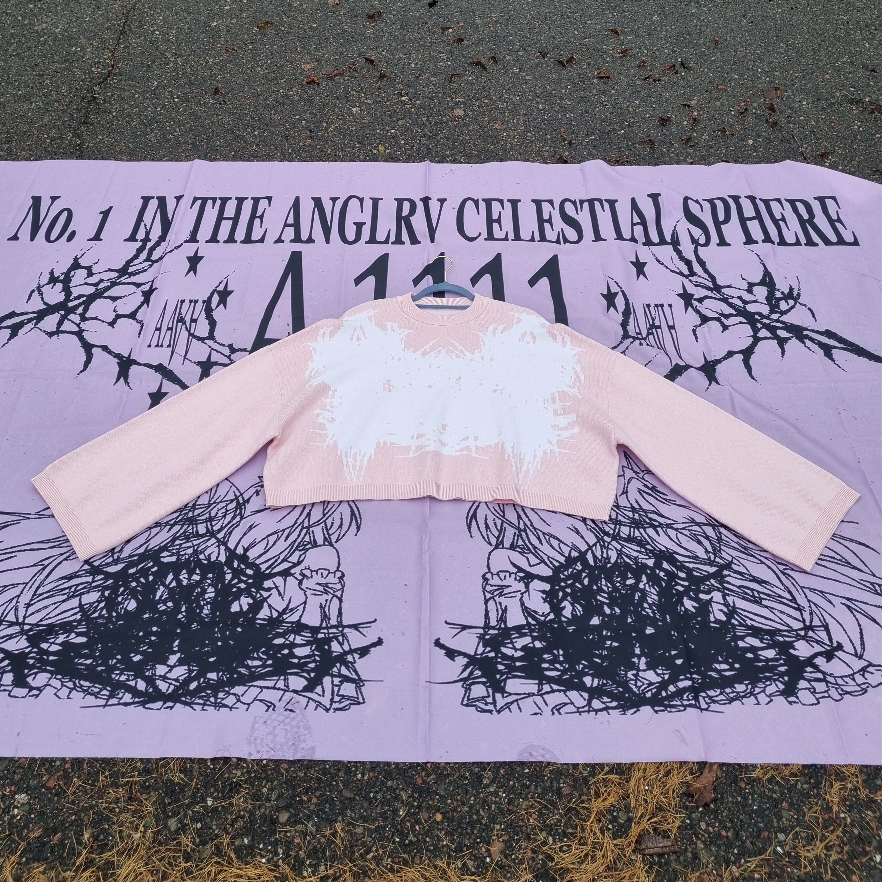 angel's seraphic sweater (baby pink)