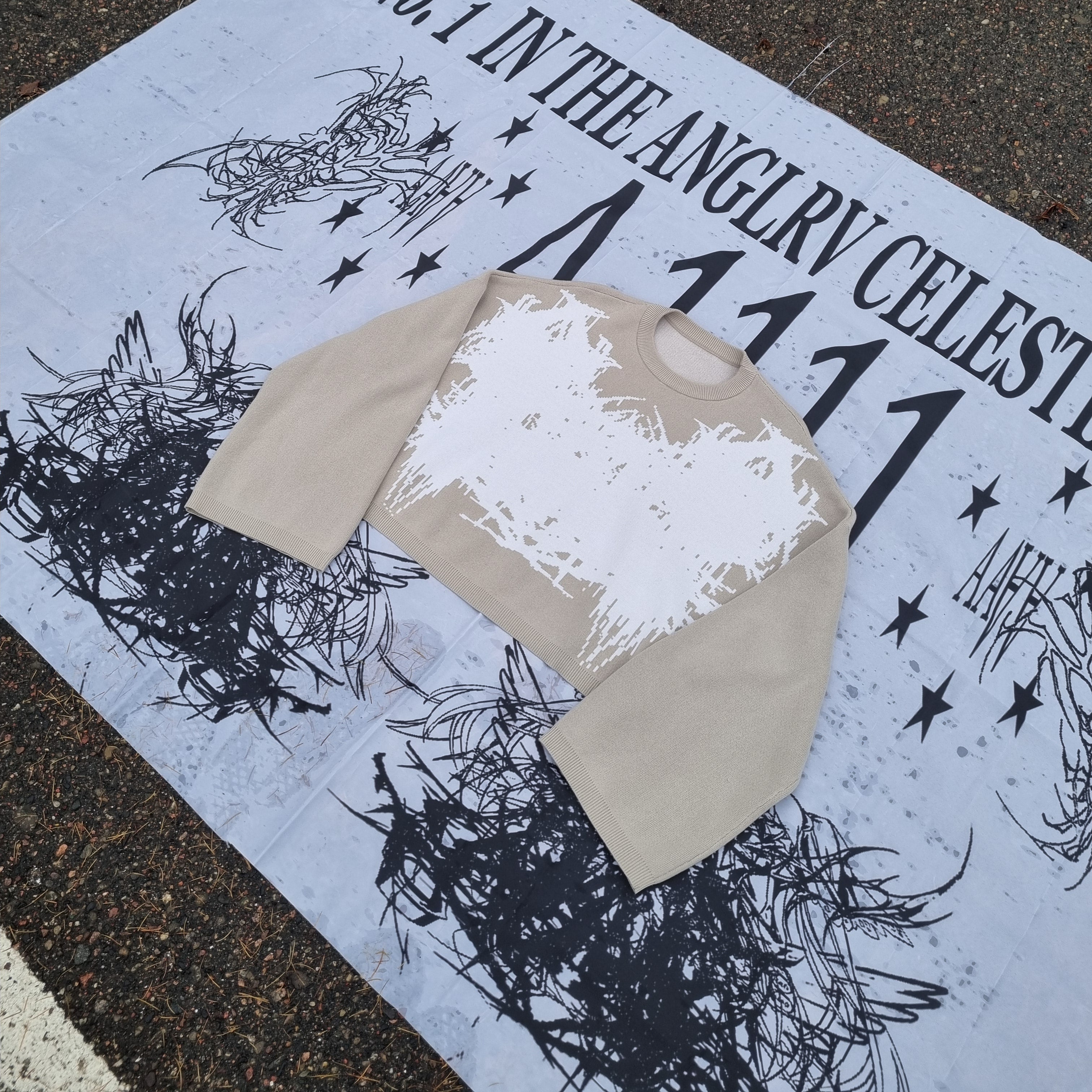 angel's seraphic sweater (burden white)