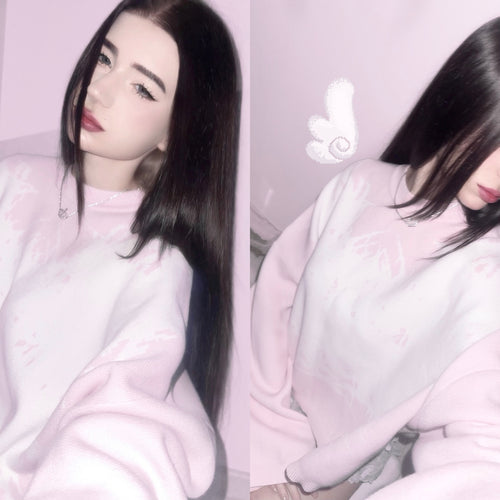angel's seraphic sweater (baby pink)
