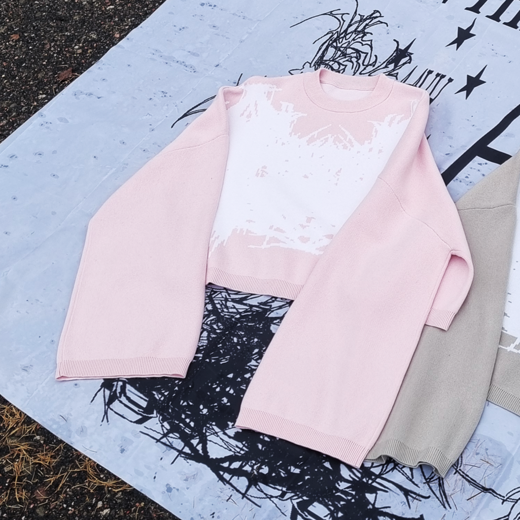 angel's seraphic sweater (baby pink)