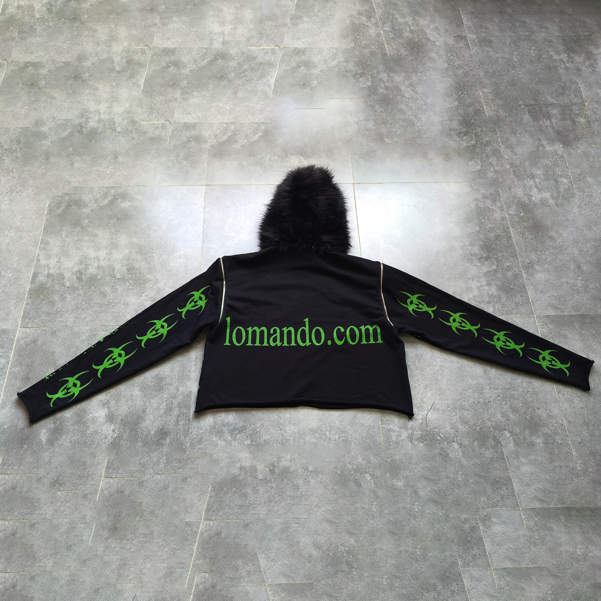 a lomando dismantled hoodie