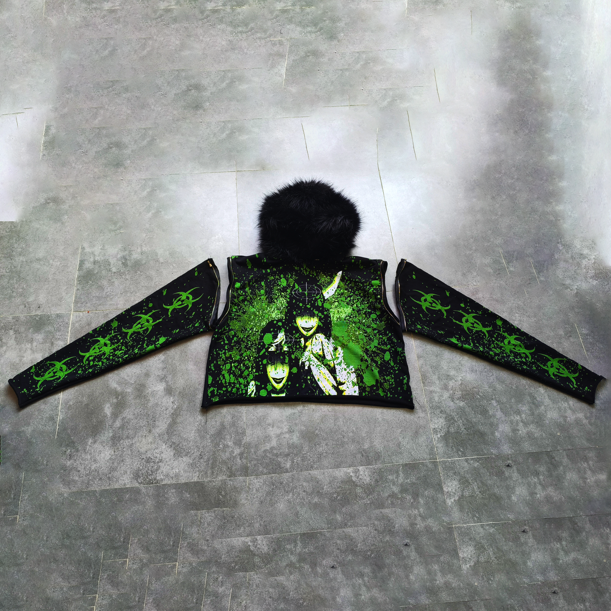 a lomando dismantled hoodie