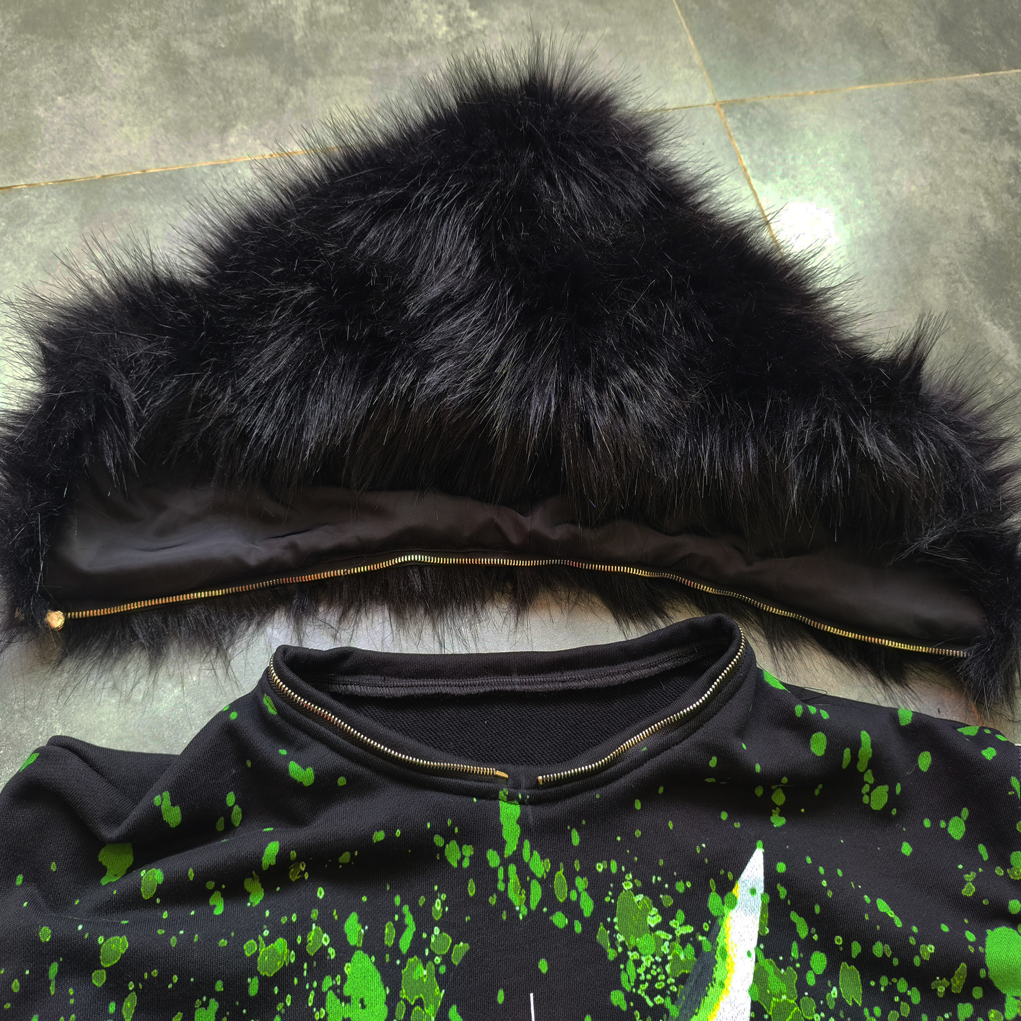 a lomando dismantled hoodie