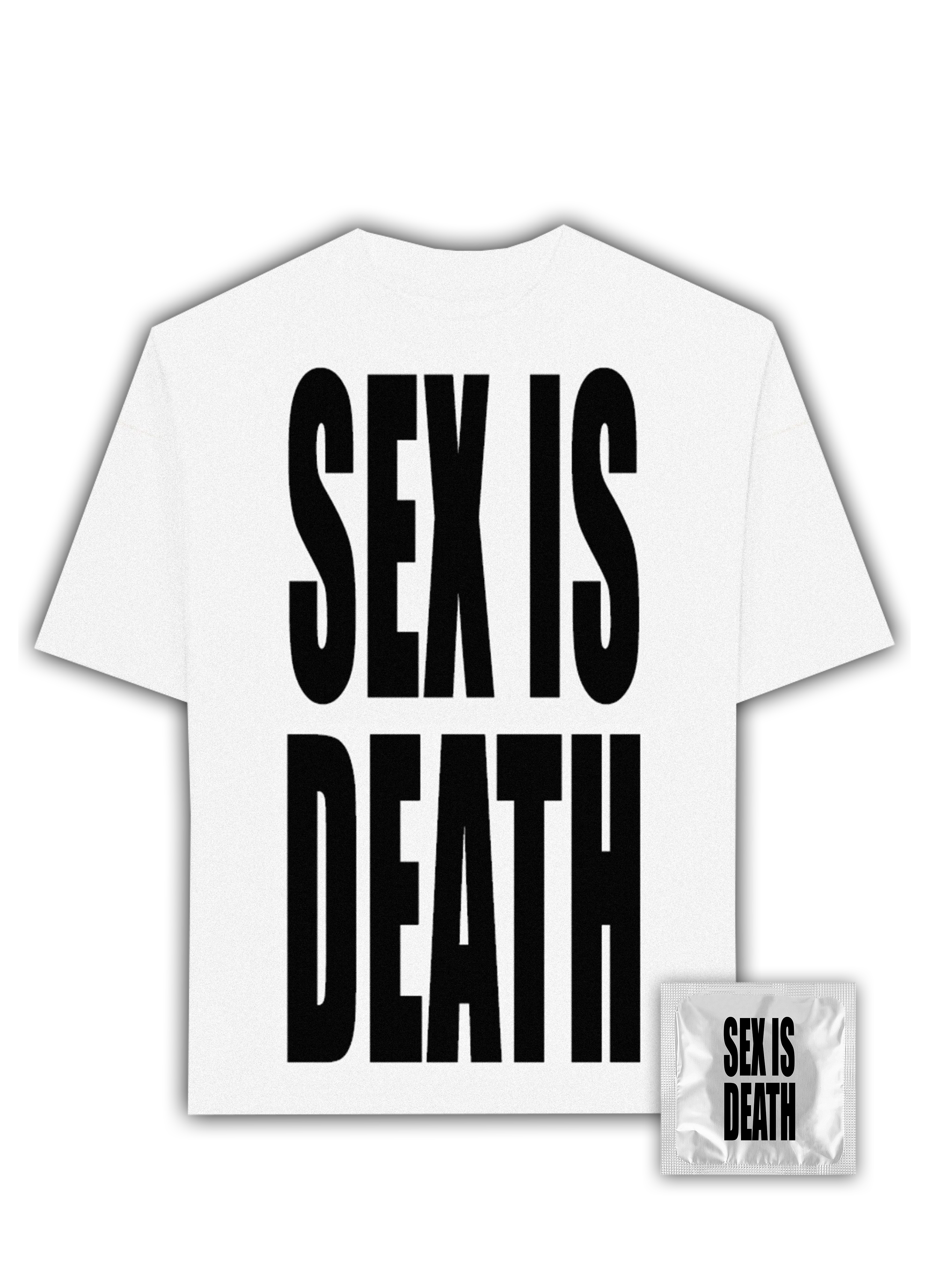 SEX IS DEATH TEE (WHITE)